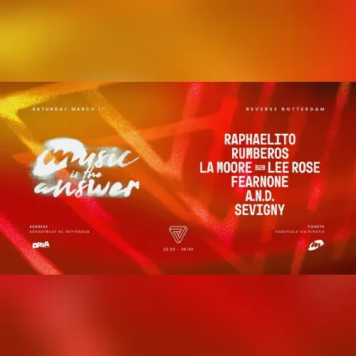 Music is the Answer at Reverse w/Raphaelito w/Rumberos and many more